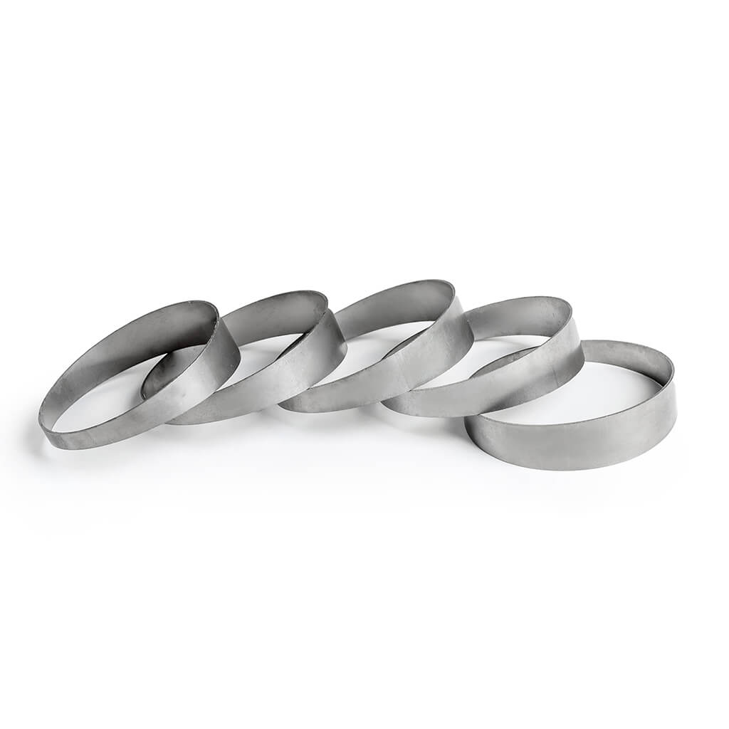 Vibrant 1.75in OD Titanium Pie Cuts - Bag of 5 main image 1